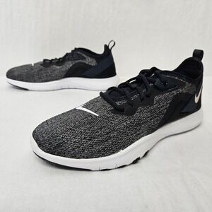 Nike Flex Trainer 9 Sneakers AQ7491-002 Black White Anthracite Womens Size 9.5